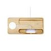 Spigen stojan S370 Apple Watch + Phone Wood Stand - Brown