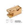 Spigen stojan S370 Apple Watch + Phone Wood Stand - Brown