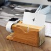 Spigen stojan S370 Apple Watch + Phone Wood Stand - Brown