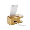 Spigen stojan S370 Apple Watch + Phone Wood Stand - Brown