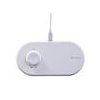 Adam Elements Omnia Q2 2-in-1 Fast Charging Stand - White