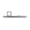 Nomad Base One Max 2-in-1 Magsafe Charger - Silver
