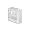 Počítačová skriňa Genesis IRID 503 ARGB LITE/Mini Tower/Transpar./Biela