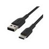 Belkin kábel Boost Charge Braided USB-A to USB-C 1m - Black