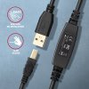 AXAGON ADR-210B, USB 2.0 A-M -> B-M aktívny prepojovací / repeater kábel, 10m