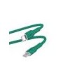 Puro kábel Soft Silicone Cable USB-C to Lightning 1.5m - Green
