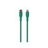 Puro kábel Soft Silicone Cable USB-C to Lightning 1.5m - Green