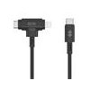 Hyper kábel HyperJuice USB-C/Lightning Hybrid Silicone Cable 1.5m - Black