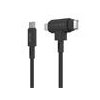 Hyper kábel HyperJuice USB-C/Lightning Hybrid Silicone Cable 1.5m - Black