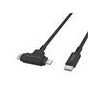 Hyper kábel HyperJuice USB-C/Lightning Hybrid Silicone Cable 1.5m - Black