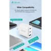 Devia sieťová nabíjačka Extreme Speed GaN PD 2x USB-C/USB-A 65W - White