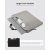 TOMTOC THE HER, Taška na notebook 16'' Gray