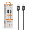 ALIGATOR Dátový kábel POWER 3A, USB-C/lightning čierny