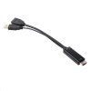 Adaptér HDMI Club3D 1.4 na DisplayPort 1.1 (M/F), napájanie USB, 18 cm