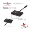 Club3D Video hub MST (Multi Stream Transport) DisplayPort na 4x DisplayPort, napájanie USB