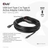 Club3D Kabel USB-C na USB-A, Aktivní adaptér/kabel, 5 Gbps (M/F), 10m