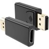 PremiumCord Adaptér DisplayPort na HDMI, FULL HD 1080p, samec/samička, pozlátené konektory