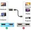 PremiumCord Adaptér DisplayPort na HDMI, FULL HD 1080p, samec/samička, pozlátené konektory