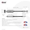Club3D kabel USB-C na HDMI, 4K120Hz 8K60Hz HDR10 s DSC1.2, Aktivní kabel, M/M, 3m