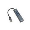 PremiumCord adaptér USB3.0 -> LAN RJ45 ETHERNET 10/100/1000 MBIT + 3x USB3.0 port
