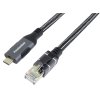 PremiumCord Ethernetový kábel USB-C -> LAN RJ45 10/100/1000 Mb 2m