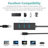PremiumCord Adapter USB-C na Gigabit 10/100/1000Mbps + 3x USB3.0 konektor