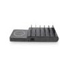 LMP DuoCharge 5+1 Port 150W + 5x UCB-C Cables 30cm - Black