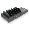 LMP DuoCharge 5+1 Port 150W + 5x UCB-C Cables 30cm - Black