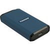 Transcend ESD410C 1TB, USB 20Gbps Type C, Externí odolný SSD disk (3D NAND flash), 2000MB/R, 2000MB/W, modrý