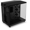 NZXT skříň H6 Flow dvoukomorová / MidT / 3x120mm fan / 2xUSB 3.2 / USB-C / prosklená bočnice i čelo / černá
