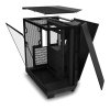 NZXT skříň H6 Flow dvoukomorová / MidT / 3x120mm fan / 2xUSB 3.2 / USB-C / prosklená bočnice i čelo / černá