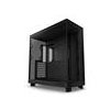NZXT case H6 Flow / 3x120 mm fan / tempered glass / mesh panel / black
