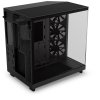NZXT case H6 Flow / 3x120 mm fan / tempered glass / mesh panel / black