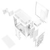 ADATA XPG case STARKER AIR BTF Mid-Tower, bez zdroje, 4x 120mm ARGB, Bílá