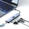 HAWK HUB 6v1 USB-C / USB-A / HDMI/ SD/TF HUB601