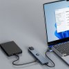 HAWK HUB 8v1 USB-C / USB-A / HDMI/ SD/TF /RJ45