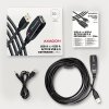 AXAGON ADR-220, USB 2.0 A-M -> A-F aktívny predlžovací / repeater kábel, 20m