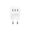 Belkin 67W PD 3.1 3 Port USB-C Wall Charger + USB-C/USB-C kábel 1m - White