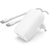 Belkin 67W PD 3.1 3 Port USB-C Wall Charger + USB-C/USB-C kábel 1m - White
