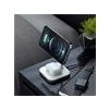 Satechi 2-in-1 Magnetic Wireless Charging Stand - White Aluminium