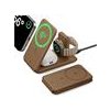 ESR Qi2 3-in-1 Travel Wireless Charging Set - Brown