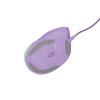 Vertikálna myš Natec CRAKE 2 PRO/Vertikálna/Optická/Pre pravákov/12 400 DPI/Drôtové USB-A/Fialová