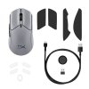 HyperX Pulsefire Haste 2 Pre/Herná/Optická/Pre pravákov/26 000 DPI/USB+BT/Sivá
