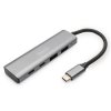 DIGITUS USB-C 4 Port HUB, 2x USB A + 2x USB-C