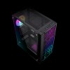 Gembird Computer Fornax 2500 ARGB/Midi Tower/Transpar./Čierna