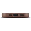 Woolnut Leather Case for iPhone 16 - Cognac