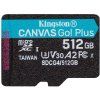 KINGSTON Micro SDXC CANVAS GO! Plus Gen4 512GB+A