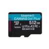 Kingston Canvas Go Plus A2/Micro SDXC/512GB/UHS-I U3 / Class 10