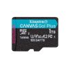 Kingston MicroSDXC karta 1TB Canvas Go! Plus, R:200/W:160MB/s, Class 10, UHS-I, U3, V30, A2 + Adaptér