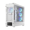 Fractal Design Pop XL Air RGB White TG Clear Tint/Big Tower/Transpar./Biela